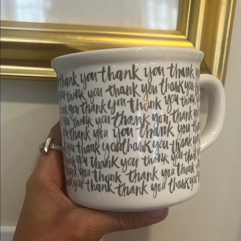William Sonoma Mug ☕️🏥Thank You Mug with Heart Design